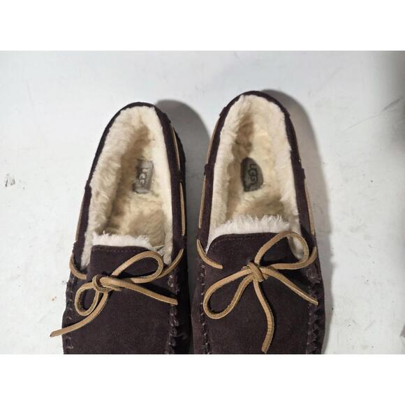 UGG Men's Olsen Slippers Espresso Brown House Shoes Moccasins indoor outdoor 11 - Picture 4 of 16